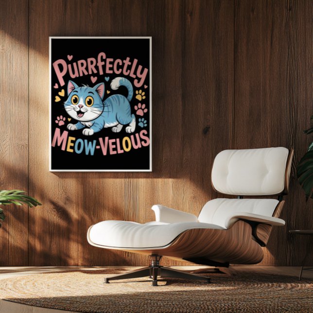 Poster Azure Feline Meow-Velice (Criador carregado)