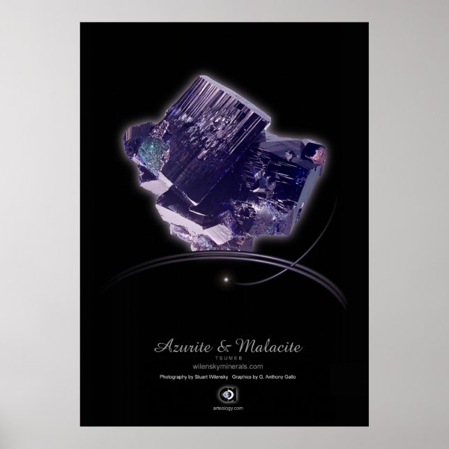 POSTER AZURITE E MALACITE (Frente)