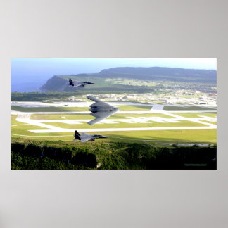 Poster B2 Furtivo com F15 Escort