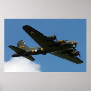 Póster B-17 Fortaleza Voadora