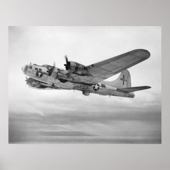 Poster B-17 "Fortaleza Voadora" (Frente)