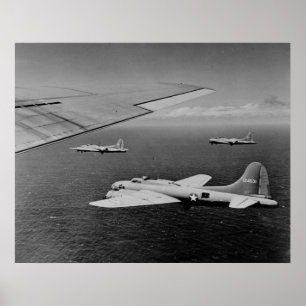 Poster B-17 Fortalezas Voadoras