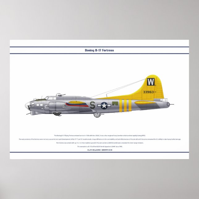 PÓSTER B-17G EUA 835BS 1 (Frente)