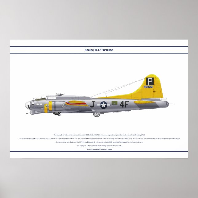 PÓSTER B-17G EUA 837BS 1 (Frente)