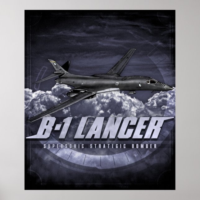 Poster B-1 Lancer (Frente)