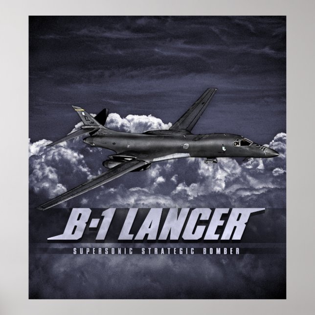 Poster B-1 Lancer (Frente)