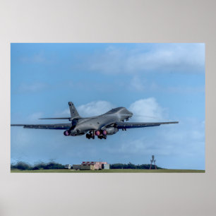 Poster B-1B Aeronave de Lancer