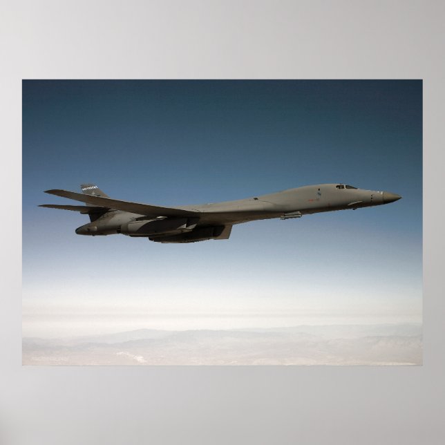 Póster B-1B Lancer com Sniper Pod (Frente)