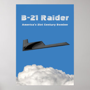 Poster B-21 Bombeiro Furtivo