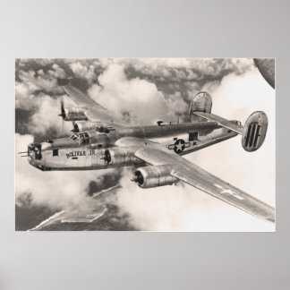 Poster B-24 sobre a patrulha