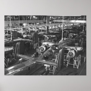 Poster B-25 Mitchell Bombardeiro, 1942