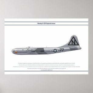 Poster B-29 USA Bockscar