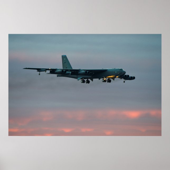 Póster B-52 Aeronaves de Estratofortaleza (Frente)
