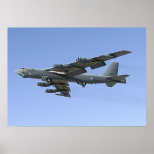 Poster B-52H Stratofortress leva o X-51A WaveRider
