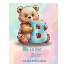 B é de Urso – Grande e Fofo Alfabeto para Berçário