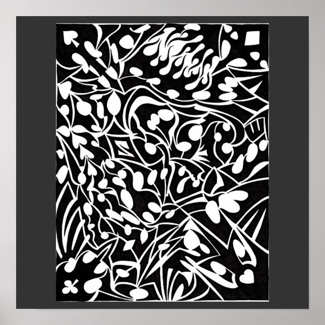 Póster B e W Art (Frente)