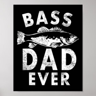 Poster B Pai De Presentes De Pesca Dia de os pais Pai