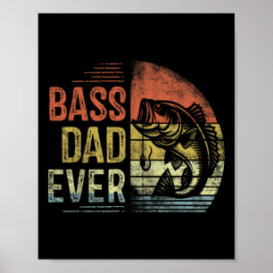 Poster B Pai Sempre Que Pescar Presentes Pai Vintage De A