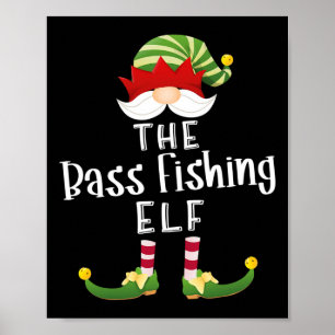 Poster B Pesca Elf Grupo Natal Funny Pajama