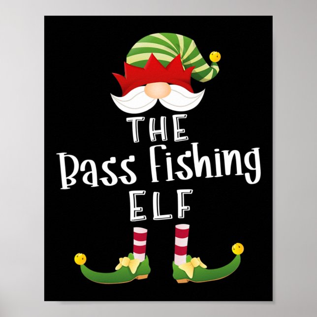 Poster B Pesca Elf Grupo Natal Funny Pajama (Frente)