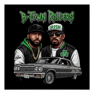 Póster B-Town Rollers