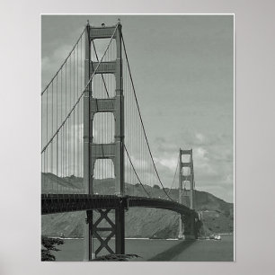 Póster B & W - Ponte da porta do Ouro