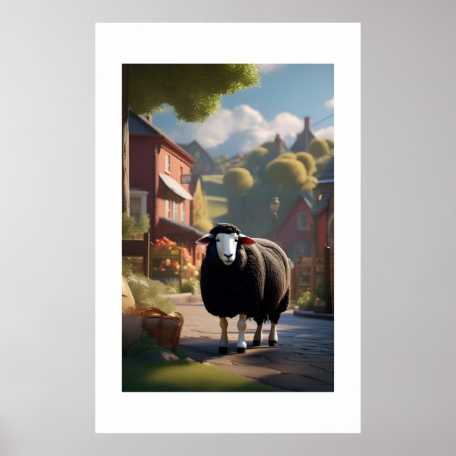 Poster Baa Baa Black Sheep (Frente)