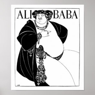 Póster Babá de Ali, Aubrey Beardsley