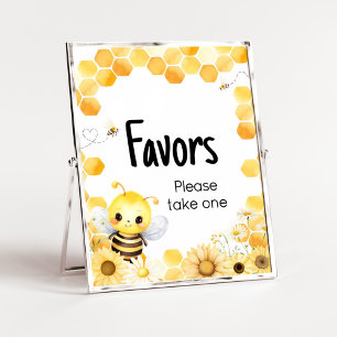 Poster Babee Bee Chá de fraldas Favor