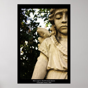 Poster Baby Angel Statue