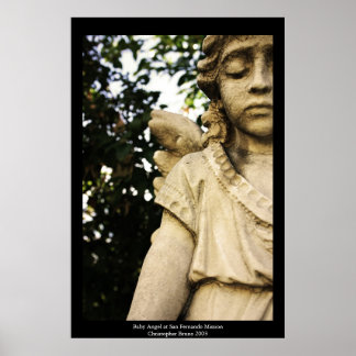 Poster Baby Angel Statue