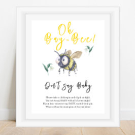 Poster Baby Bee - Não diga bebê