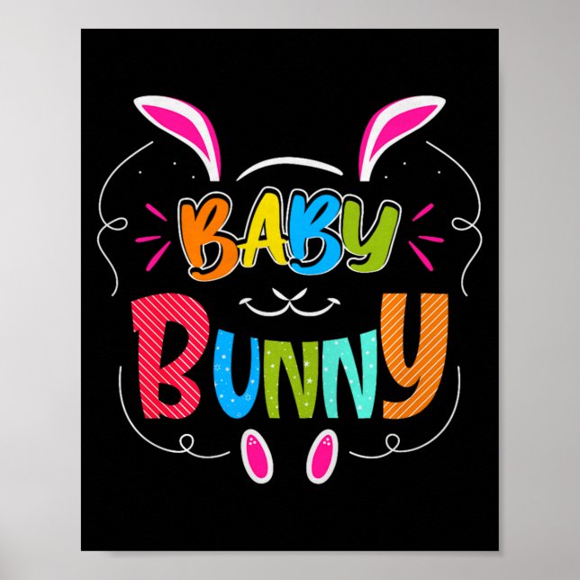 Poster Baby Bunny Premium Tri-blend  (Frente)