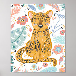 Poster Baby Cheetah Nursery