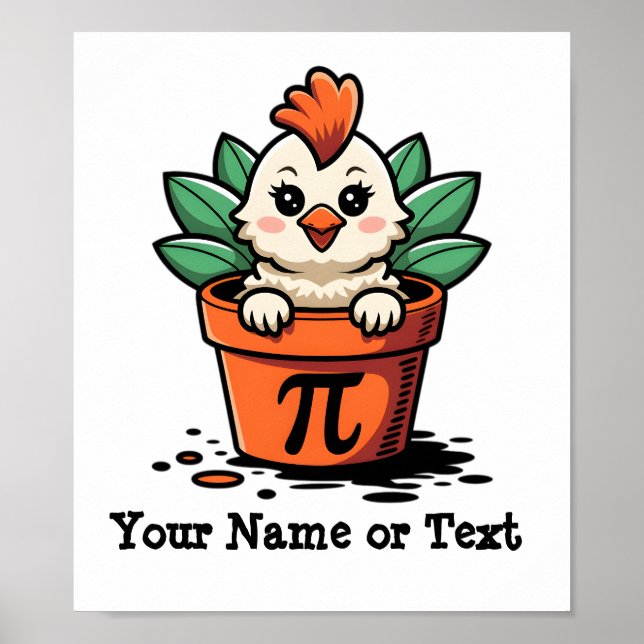 Poster Baby Chicken Pote Pi (Frente)