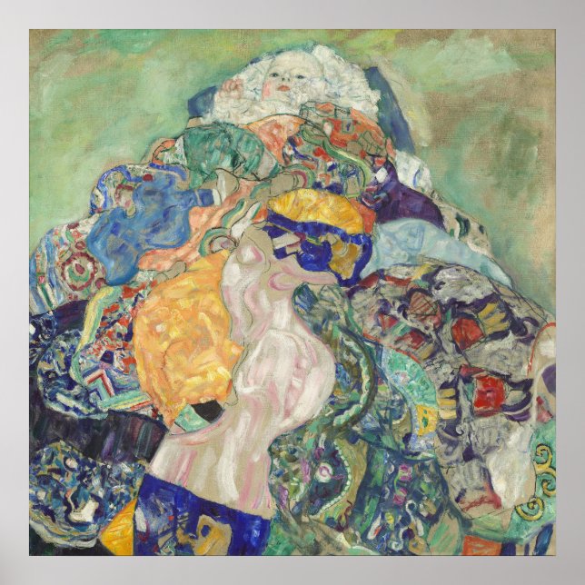 Poster Baby (Cradle) - Gustav Klimt (1917-18) (Frente)