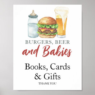 Poster Baby está fabricando cerveja Livros Cartões & Pres