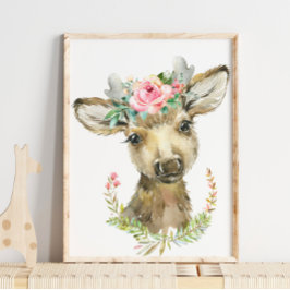 Poster Baby Fawn Woodland | Wall Art