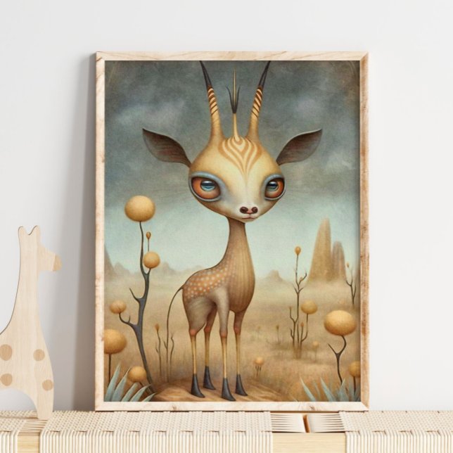 Poster Baby Gazelle African Animal | Gazelle Wall Impress (Criador carregado)