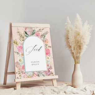 Poster Baby In Bloomian Chá de fraldas Sinal