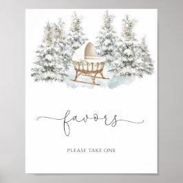 Poster Baby It's Cold Outside favors