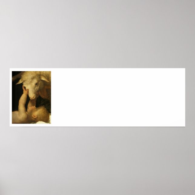 Poster Baby Jesus Toca Lamb (Frente)