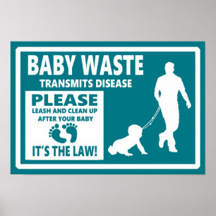 Poster BABY WASTE - Nota de cortesia
