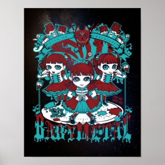 Poster Babymetal me dá chocolate e amor