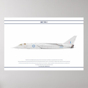 POSTER BAC TSR-2 XR222