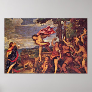 Poster Bacchus And Ariadne " By Tizian (Best Quality)