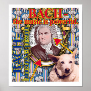 Póster BACH - a música é poderosa