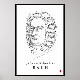 Póster Bach encara a música