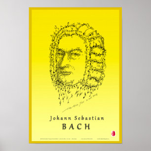 Póster Bach encara a música