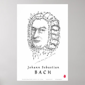 Poster Bach encara a música